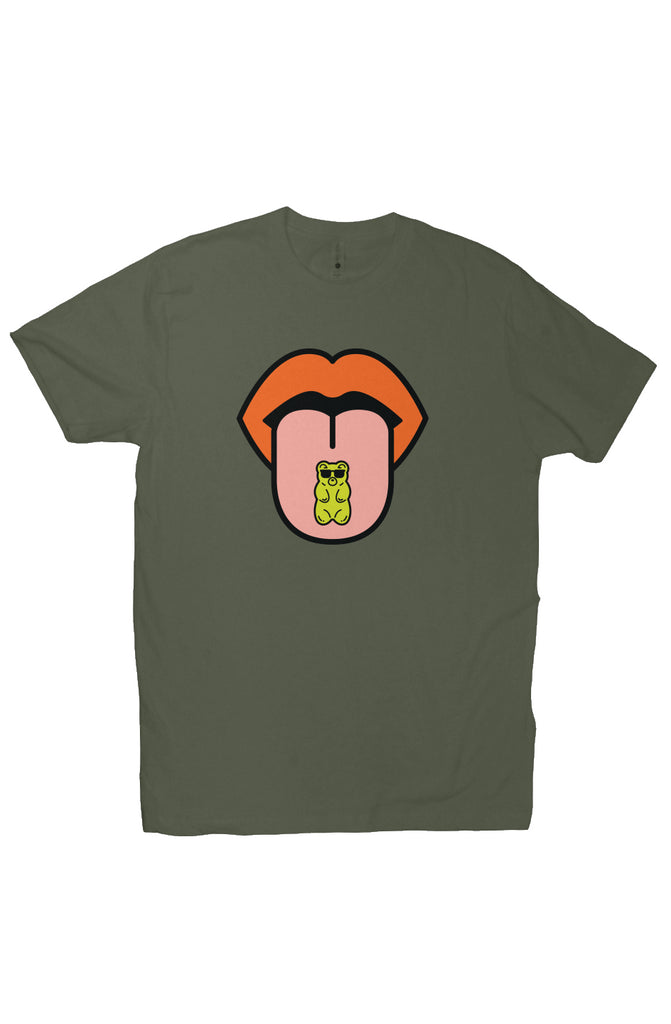 Next Level Premium Crew - Military Green