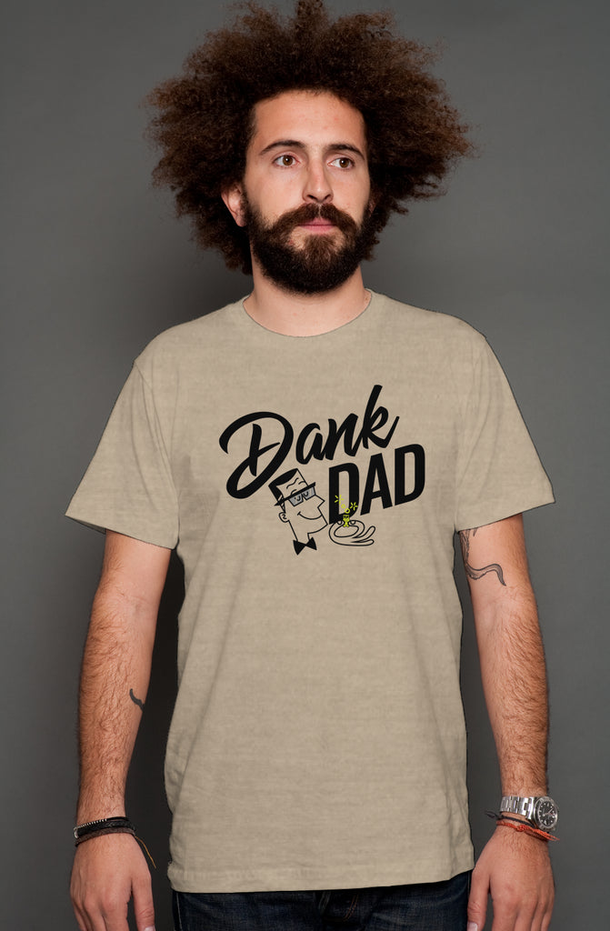 Dank Dad Heather Tee - Tan