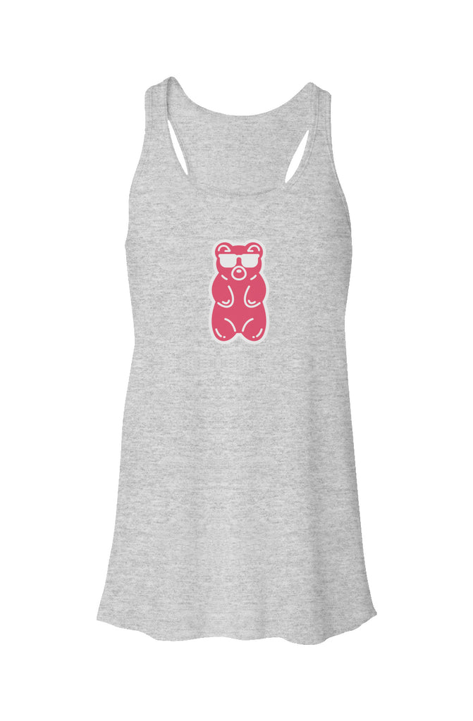 Gummy Grey Flowy Racerback Tank