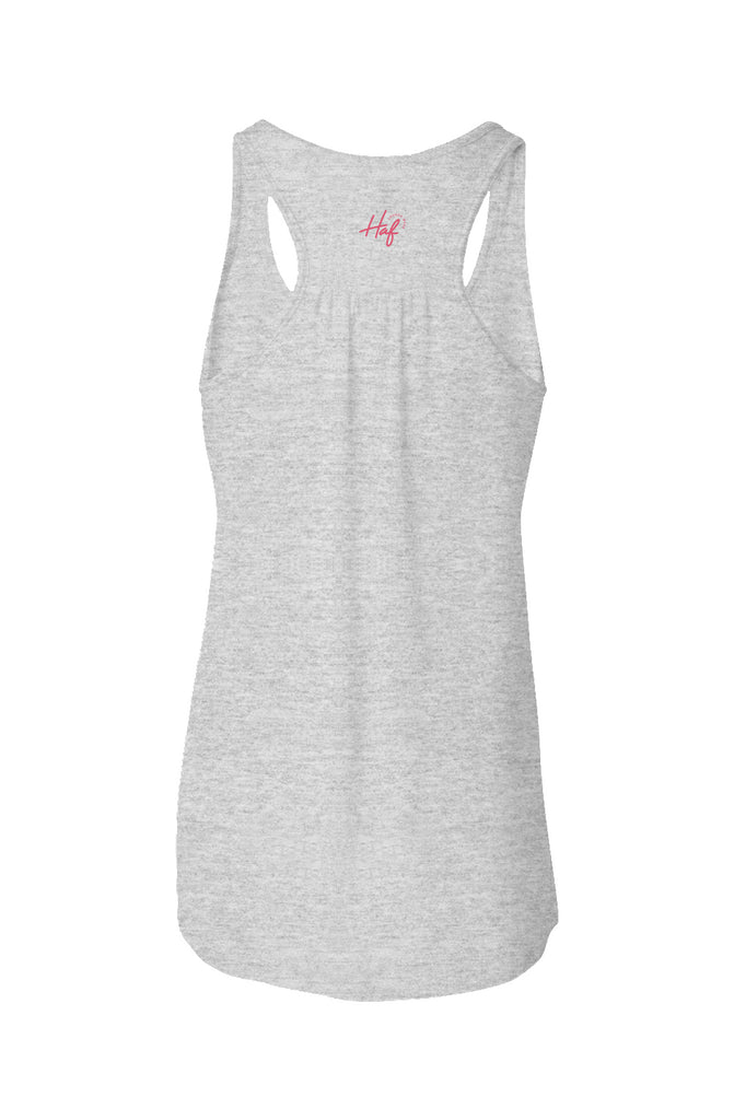 Gummy Grey Flowy Racerback Tank