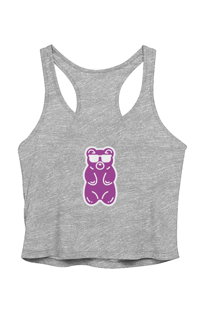 Gummy Ladies&amp;#39; Sheer Cropped Racer Tank